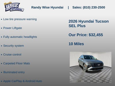 2026 Hyundai TUCSON SEL Plus AWD