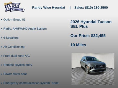 2026 Hyundai TUCSON SEL Plus AWD