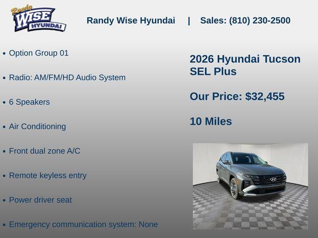 2026 Hyundai TUCSON SEL Plus AWD