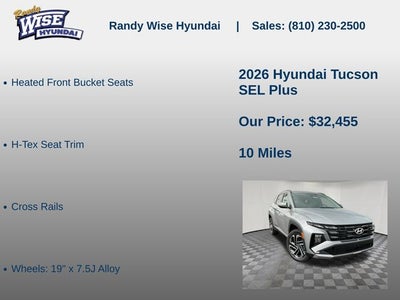 2026 Hyundai TUCSON SEL Plus AWD