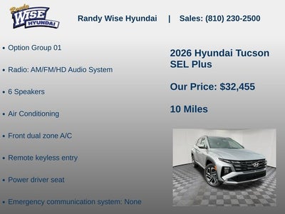 2026 Hyundai TUCSON SEL Plus AWD