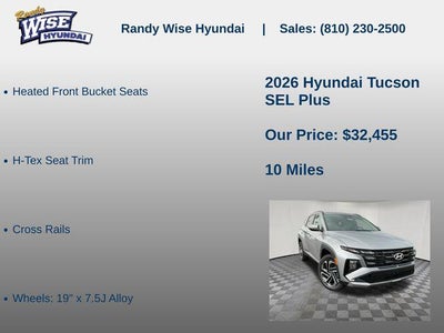 2026 Hyundai TUCSON SEL Plus AWD