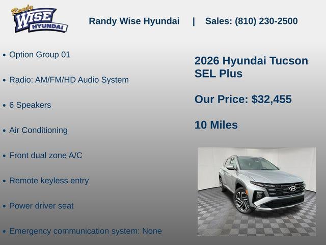2026 Hyundai TUCSON SEL Plus AWD