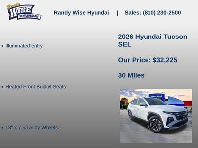 2026 Hyundai TUCSON SEL AWD