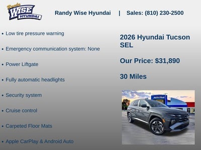 2026 Hyundai TUCSON SEL AWD
