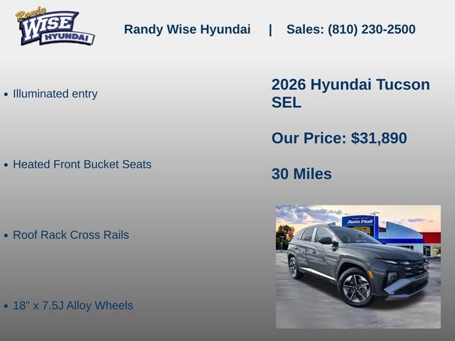 2026 Hyundai TUCSON SEL AWD
