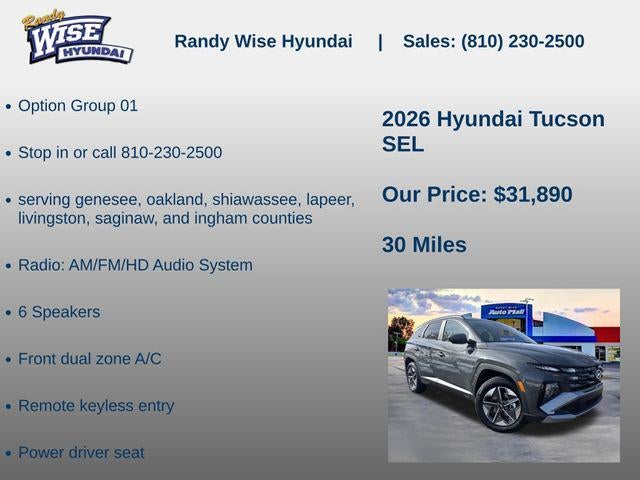 2026 Hyundai TUCSON SEL AWD