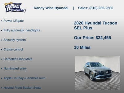 2026 Hyundai TUCSON SEL Plus AWD