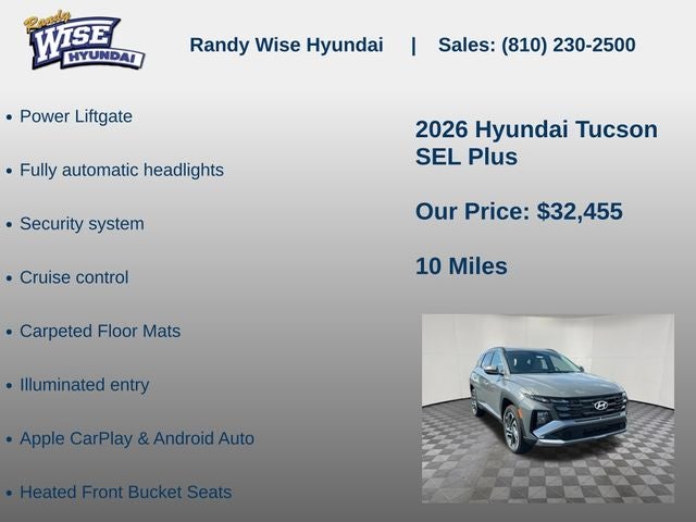 2026 Hyundai TUCSON SEL Plus AWD