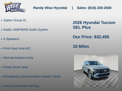 2026 Hyundai TUCSON SEL Plus AWD