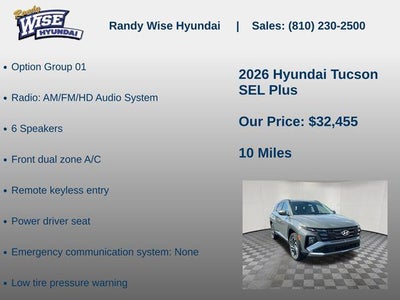 2026 Hyundai TUCSON SEL Plus AWD