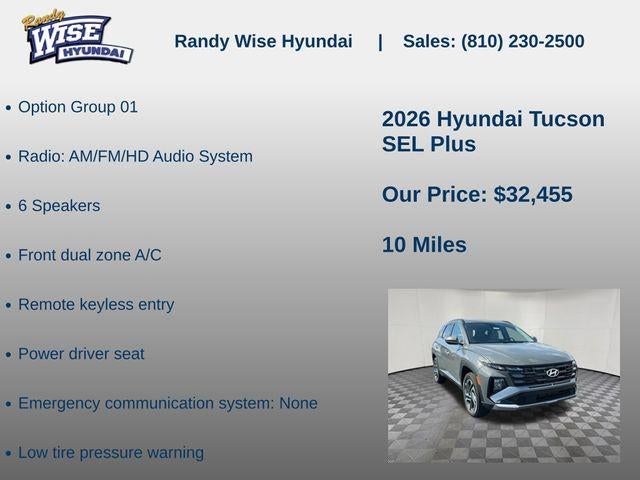 2026 Hyundai TUCSON SEL Plus AWD