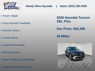 2026 Hyundai TUCSON SEL Plus AWD