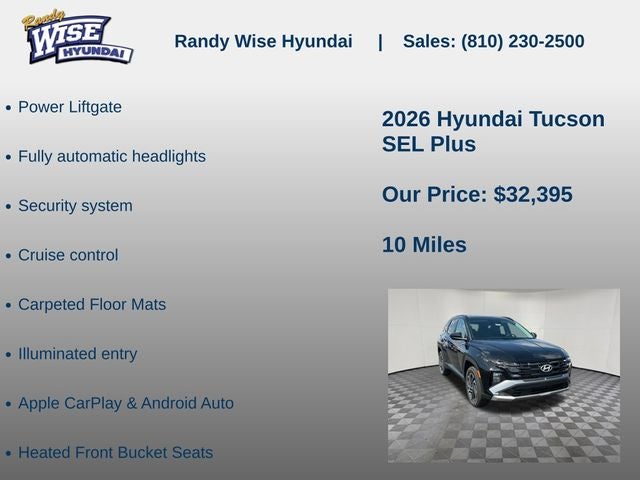 2026 Hyundai TUCSON SEL Plus AWD