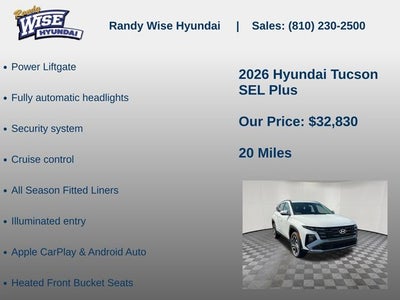2026 Hyundai TUCSON SEL Plus AWD