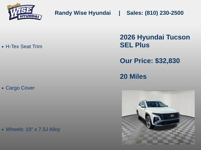 2026 Hyundai TUCSON SEL Plus AWD