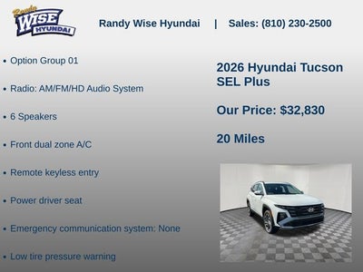 2026 Hyundai TUCSON SEL Plus AWD