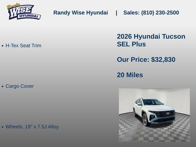 2026 Hyundai TUCSON SEL Plus AWD