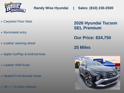 2026 Hyundai TUCSON SEL Premium AWD