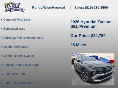 2026 Hyundai TUCSON SEL Premium AWD