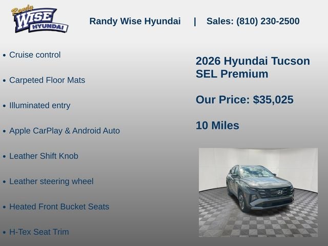 2026 Hyundai TUCSON SEL Premium AWD