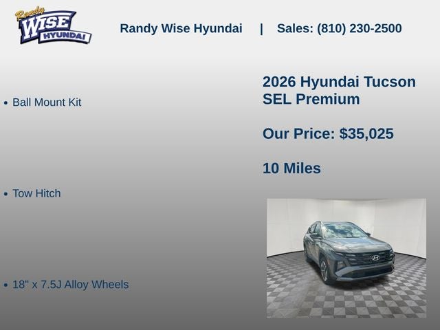 2026 Hyundai TUCSON SEL Premium AWD