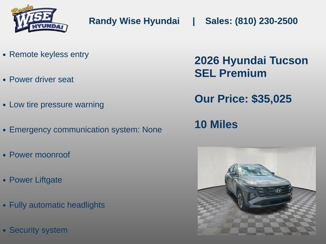 2026 Hyundai TUCSON SEL Premium AWD