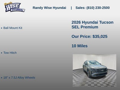 2026 Hyundai TUCSON SEL Premium AWD