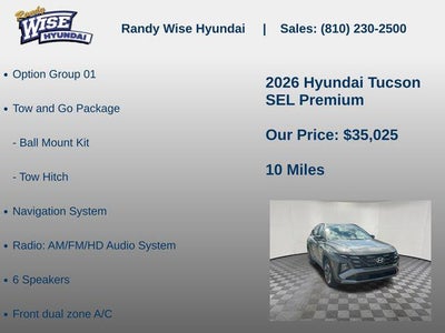 2026 Hyundai TUCSON SEL Premium AWD