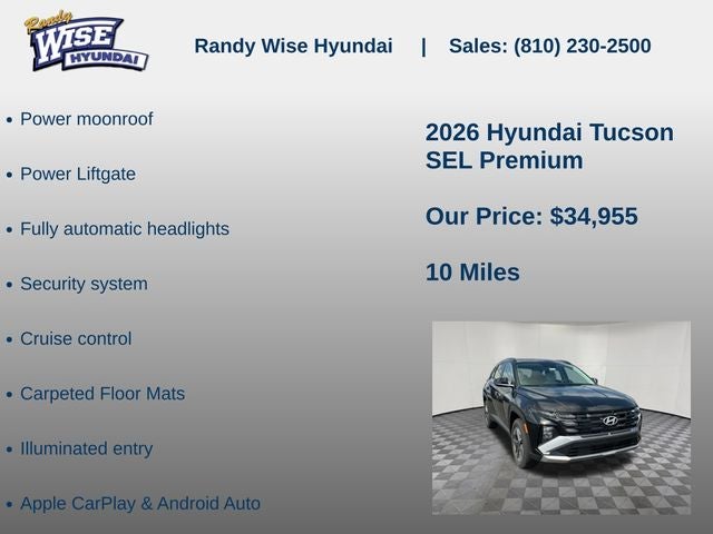 2026 Hyundai TUCSON SEL Premium AWD