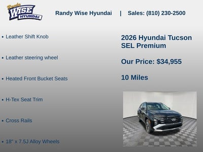 2026 Hyundai TUCSON SEL Premium AWD