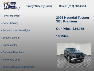 2026 Hyundai TUCSON SEL Premium AWD