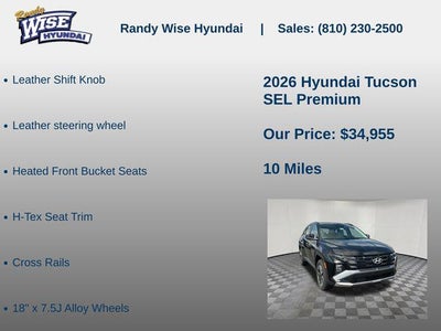 2026 Hyundai TUCSON SEL Premium AWD