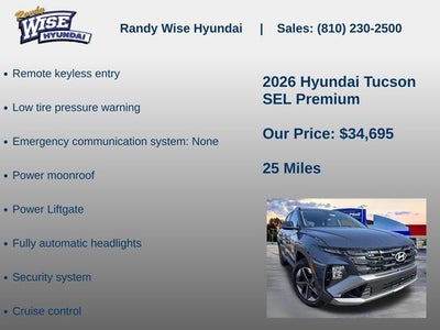 2026 Hyundai TUCSON SEL Premium AWD