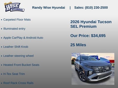 2026 Hyundai TUCSON SEL Premium AWD