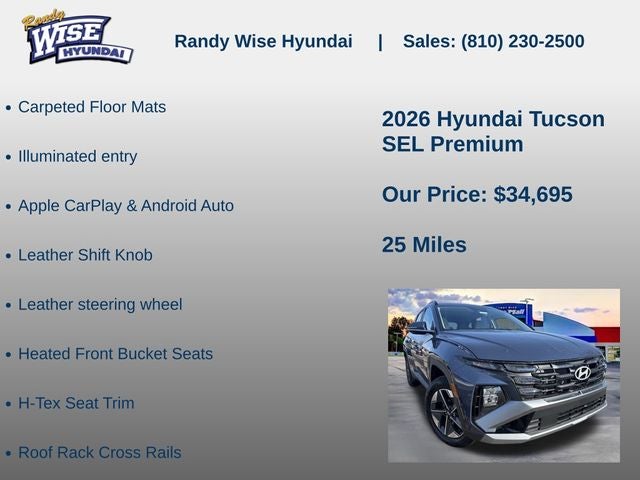2026 Hyundai TUCSON SEL Premium AWD