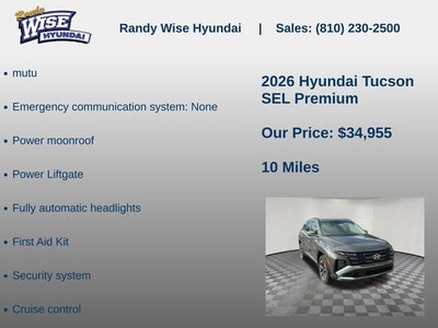 2026 Hyundai TUCSON SEL Premium AWD