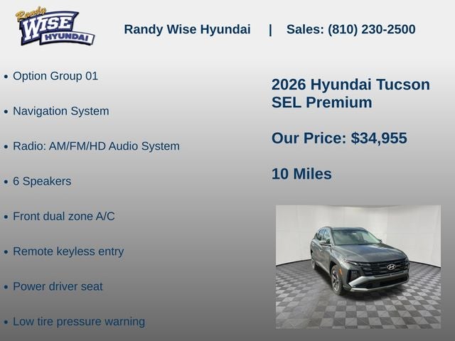 2026 Hyundai TUCSON SEL Premium AWD