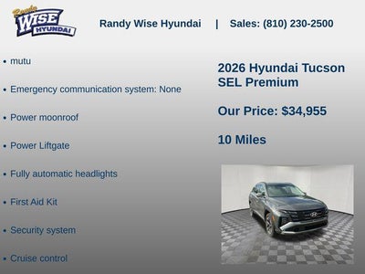 2026 Hyundai TUCSON SEL Premium AWD