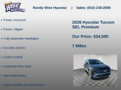 2026 Hyundai TUCSON SEL Premium AWD