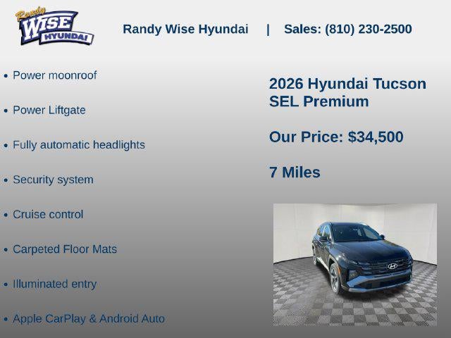 2026 Hyundai TUCSON SEL Premium AWD