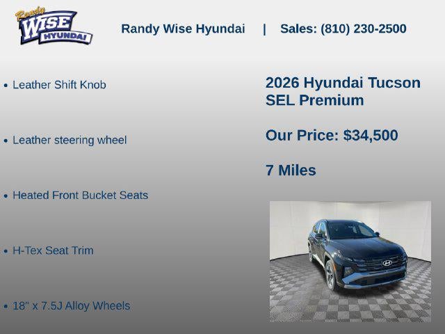 2026 Hyundai TUCSON SEL Premium AWD