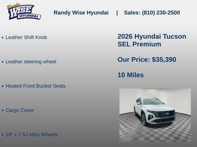 2026 Hyundai TUCSON SEL Premium AWD