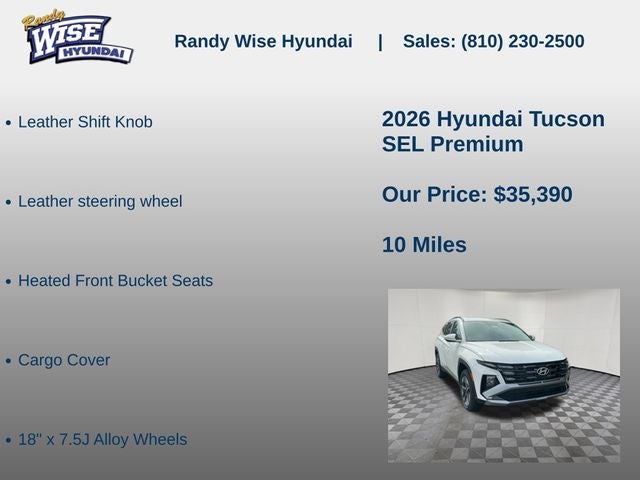 2026 Hyundai TUCSON SEL Premium AWD