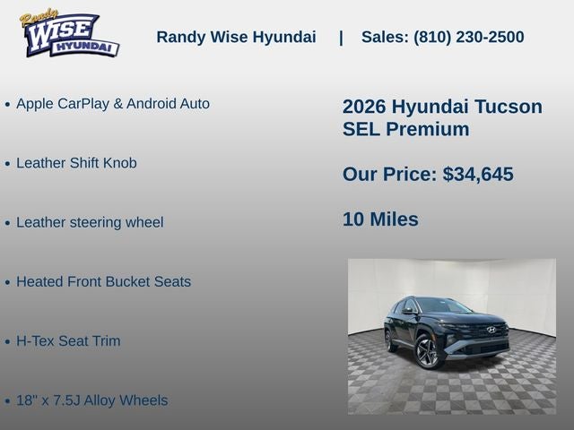 2026 Hyundai TUCSON SEL Premium AWD