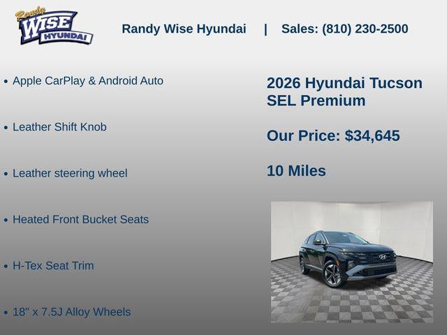 2026 Hyundai TUCSON SEL Premium AWD