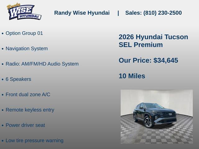 2026 Hyundai TUCSON SEL Premium AWD