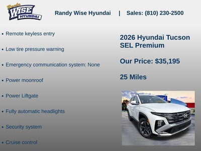 2026 Hyundai TUCSON SEL Premium AWD