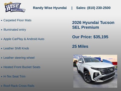 2026 Hyundai TUCSON SEL Premium AWD