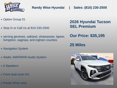 2026 Hyundai TUCSON SEL Premium AWD